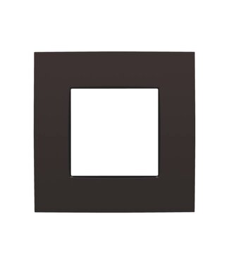 Niko Enkele afdekplaat, dark brown