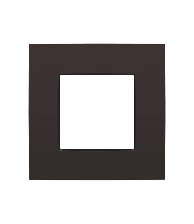 Niko Enkele afdekplaat, kleur Intense dark brown