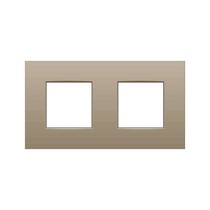 Tweevoudige horizontale afdekplaat, bronze