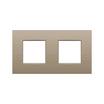 Tweevoudige horizontale afdekplaat, bronze