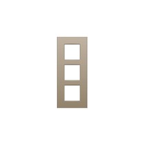 Drievoudige verticale afdekplaat, bronze