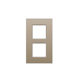 Niko Tweevoudige verticale afdekplaat, kleur Intense bronze