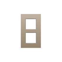 Tweevoudige verticale afdekplaat, bronze