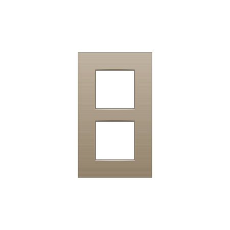 Niko Tweevoudige verticale afdekplaat, kleur Intense bronze