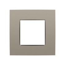 Enkele afdekplaat, kleur Intense bronze