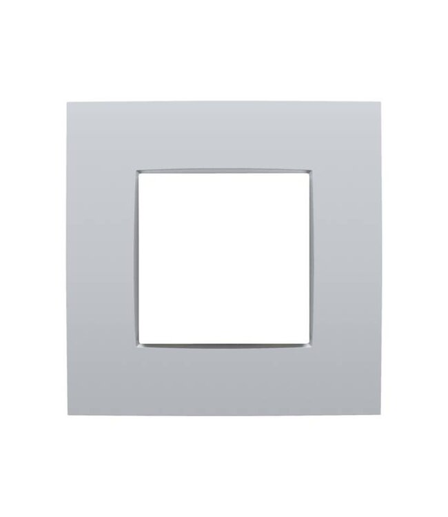 Niko Enkele afdekplaat, kleur Intense sterling