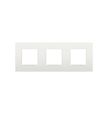 Niko Drievoudige horizontale afdekplaat, kleur Intense white (Niko 120-76700)