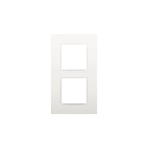 Tweevoudige verticale afdekplaat, kleur Intense white (Niko 120-76200)