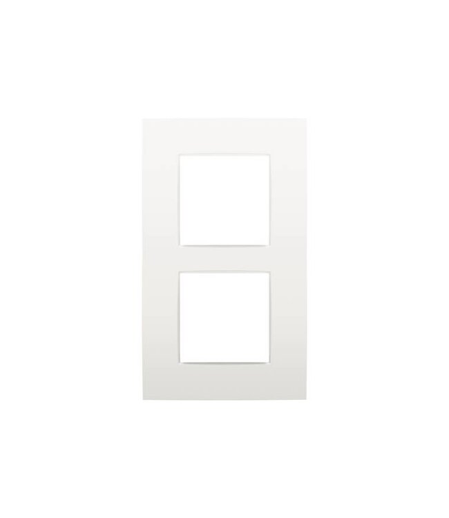 Niko Tweevoudige verticale afdekplaat, kleur Intense white (Niko 120-76200)