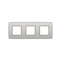 Drievoudige horizontale afdekplaat, kleur Original light grey (Niko 102-76700)