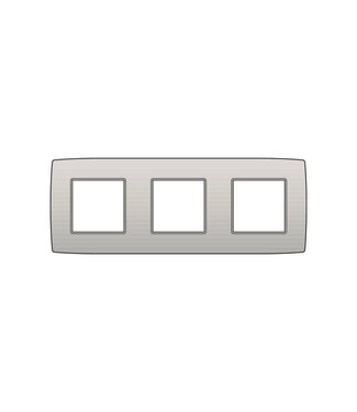 Niko Drievoudige horizontale afdekplaat, kleur Original light grey (Niko 102-76700)