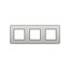 Niko Drievoudige horizontale afdekplaat, kleur Original light grey (Niko 102-76700)