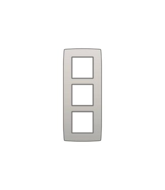 Niko Drievoudige verticale afdekplaat, kleur Original light grey (Niko 102-76300)