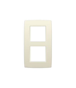 Niko Tweevoudige verticale afdekplaat, kleur Original cream (Niko 100-76200)