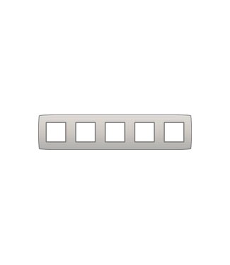 Niko Vijfvoudige horizontale afdekplaat, kleur Original light grey (Niko 102-76005)