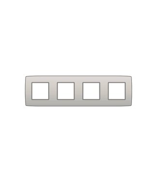 Niko Viervoudige horizontale afdekplaat, kleur Original light grey (Niko 102-76400)