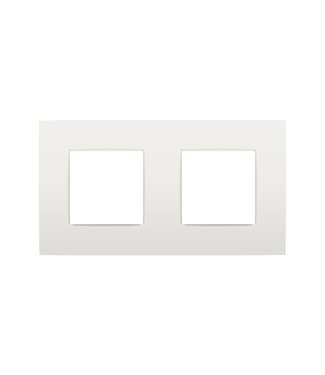 Niko Tweevoudige horizontale afdekplaat, kleur Intense white