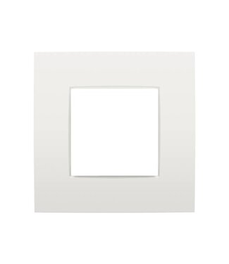 Niko Enkelvoudige afdekplaat, kleur Intense white