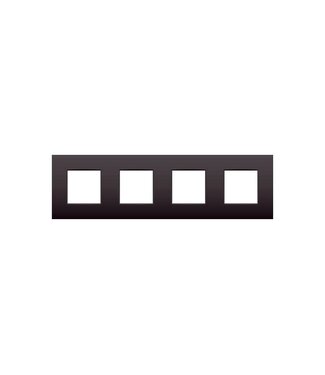 Niko Viervoudige horizontale afdekplaat, dark brown