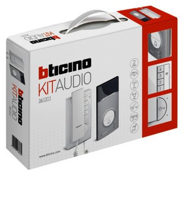 Bticino Btcino Parlofoonkit Linea3000  classe 100 A12M, 361311
