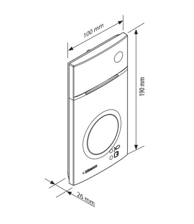 Bticino Bticino - Buitenpost video Linea 3000