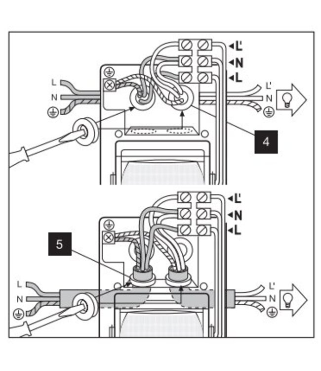 Steinel Opbouw bewegingsmelder IS 2160 zwart  en 160 gr detectie