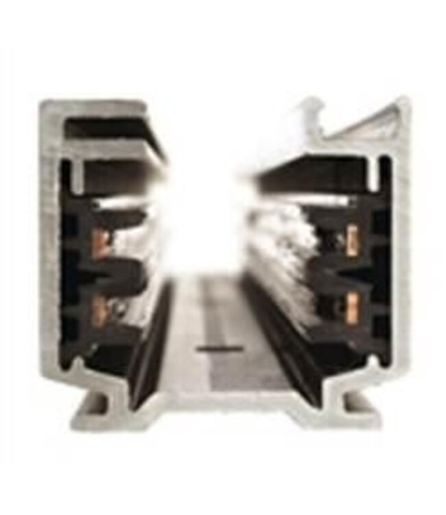 Eutrac Opbouw 3-fase rail, zwart, 1, 2 of 3 meter