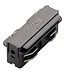 Eutrac 3-fase rail Eutrac rechte verbinding, zwart, wit of grijs