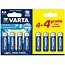 Varta AA/LR06 Batterij 4+4st 1,5V promopack