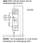 Eltako Impulsschakelaar ES12DX-UC - 1NO contact