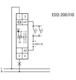 Eltako Impulsschakelaar ES12-200-UC - 2NO contacten