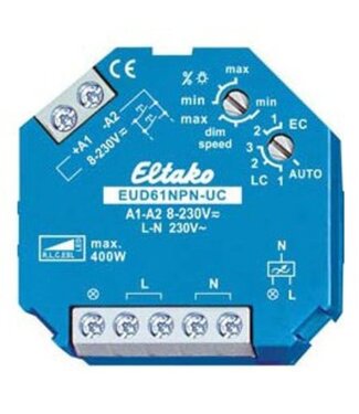 Eltako Universele LED dimmer EUD61NPN-UC