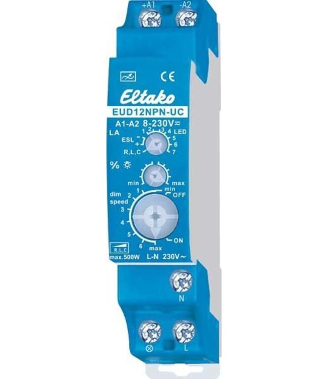 Eltako Modulaire Eltako Universele LED dimmer EUD12NPN-UC