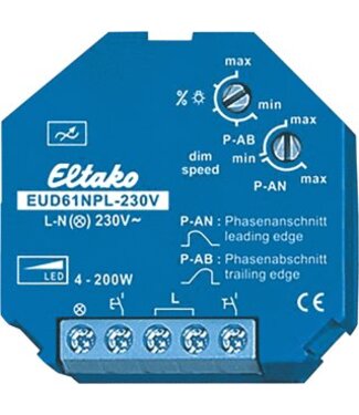 Eltako Universele LED dimmer EUD61NPL-230V