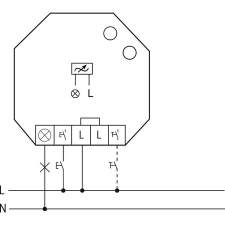 Eltako Eltako inbouw LED dimmer EUD61NPL-230V-zonder N aansluiting