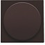 Niko Centraalplaat voor universele dimmer, dark brown ref. 124-31003