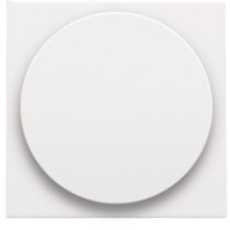 Centraalplaat, white coated, universele dimmer