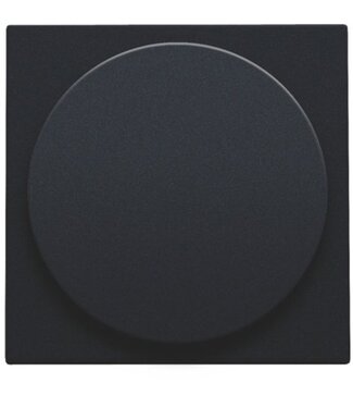 Niko Centraalplaat, black coated, universele dimmer