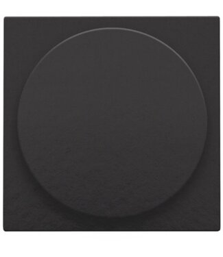 Niko Centraalplaat, piano black, universele dimmer