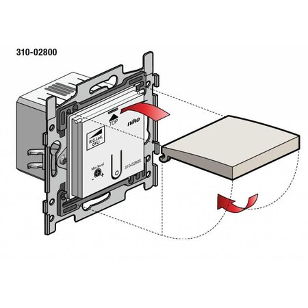 Niko Sokkel Niko LED Dimmer 100W - ref.: 310-02800