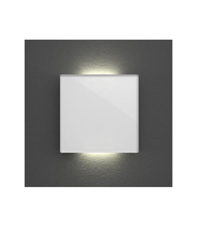 Velbus Velbus Edge Lit Witte glazen bedieningsmodule  met 1 toets