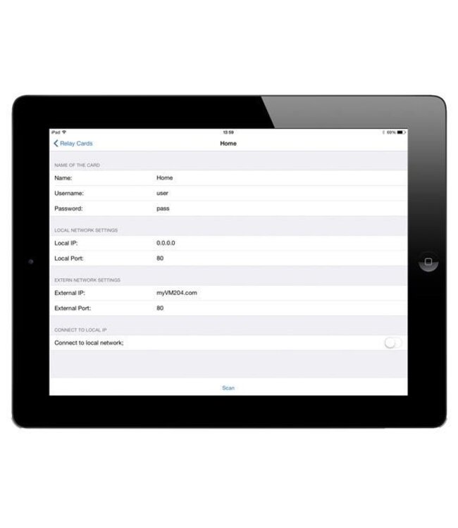 Velleman Ethernet Relaiskaart WMRC204