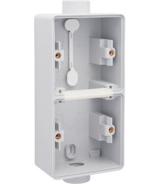 Niko Tweevoudige doos met 2 ingangen  grijs 700-84211