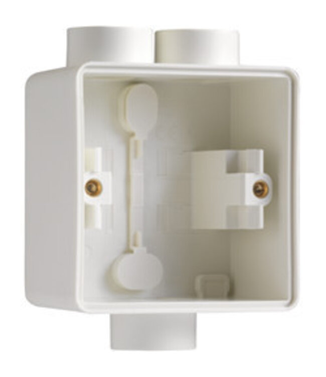 Niko Enkelvoudige doos met kabelinvoer 2+1 x M20 Wit 701-84112