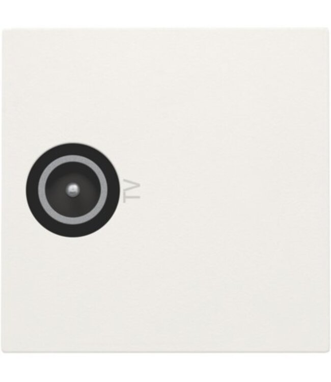 Niko Hydro Coax-aansluiting enkelvoudig mannelijk, 45x45mm, wi