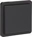 Niko waterdichte tweepoligeschakelaar 10A zwart 761-31200