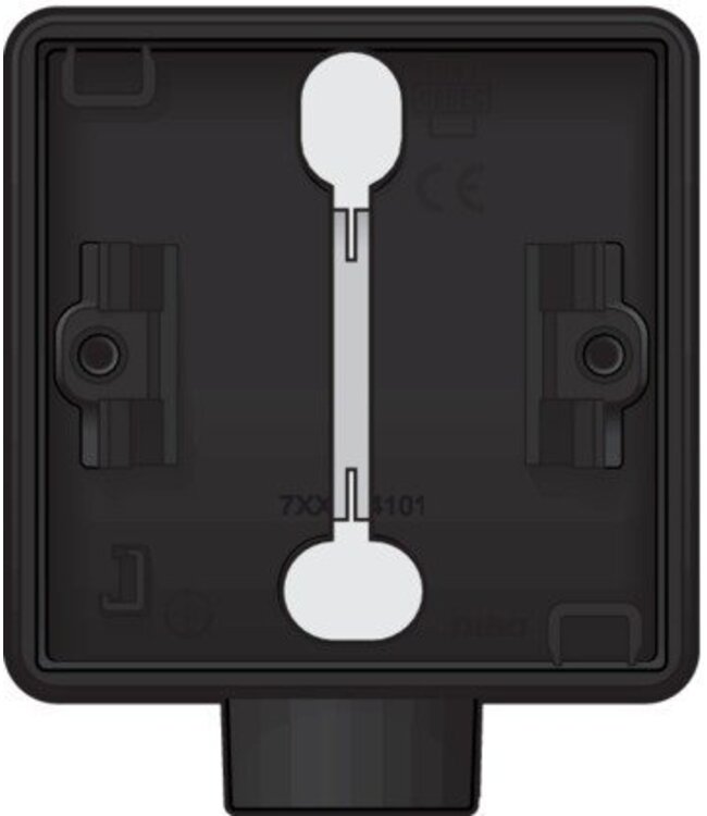 Niko Enkelvoudige doos met kabelinvoer M20 761-84101