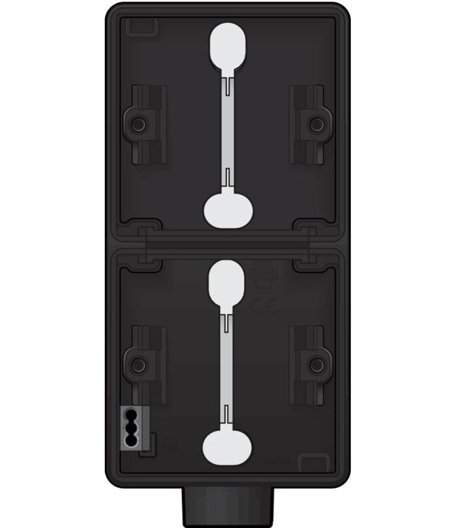 Niko Tweevoudige doos met kabelinvoer M20 761-84201