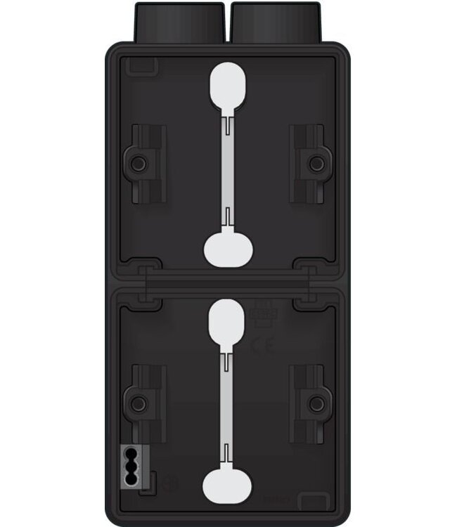 Niko Tweevoudige doos met kabelinvoer 2 x M20 761-84202