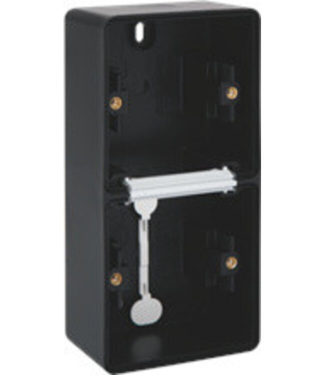 Niko Tweevoudige doos met 2 ingangen 761-83201, zwart